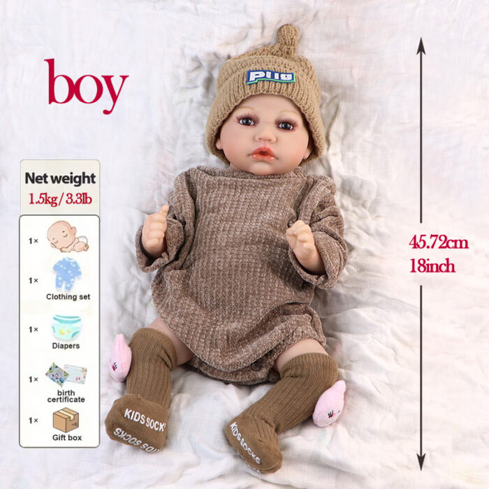 Owen Lifelike PVC Baby Reborn Doll - Image 3