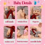 Bagot Miniature Cuddle Fake Reborn Dolls - Image 10