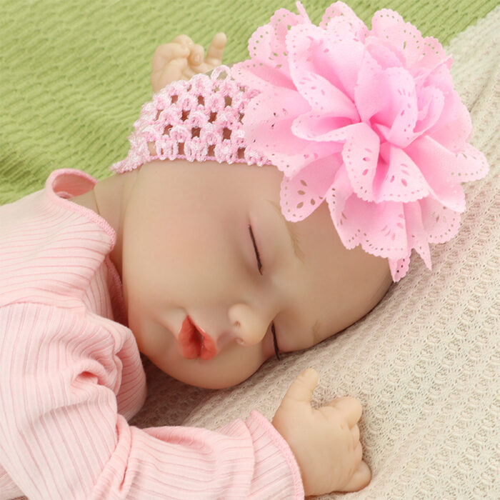 Pink Sleeping PVC Real Reborn Doll - Image 12