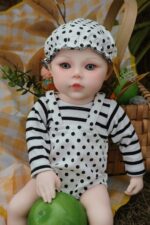 Reborn-dukke, silikone babydukke, realistisk genfødt, Ashley-dukke, livagtigt babylegetøj.