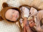 Reborn doll with realistic features, perfect as a companion or gift for children and collectors.