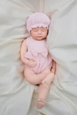 Reborn docka Kay, 40 cm silikon för tidigt född bebis, realistisk nyfödd docka för samlare och barn.