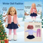 Conjunto de ropa para muñecas reborn de 45 cm (18 pulgadas), perfecto para que las niñas pequeñas jueguen y se disfracen.