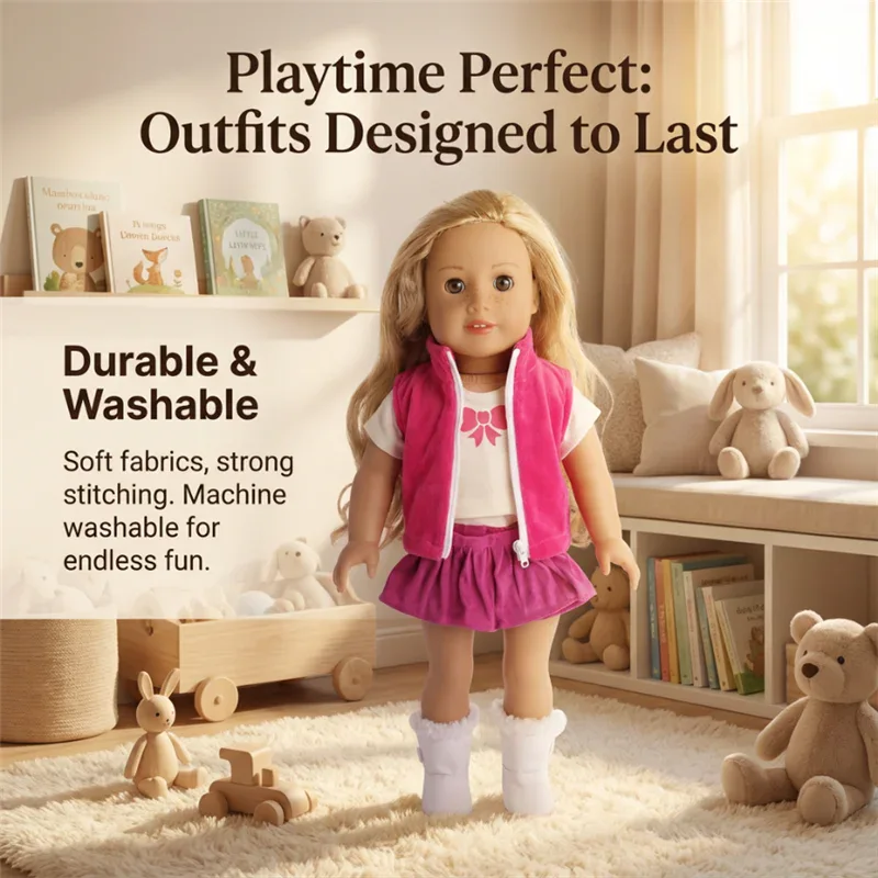 Oblečení pro panenky 17 18 palců, Reborn oblečení pro dívky 22 palců kf S10d68fad596841c589219dc0c10319fbZ