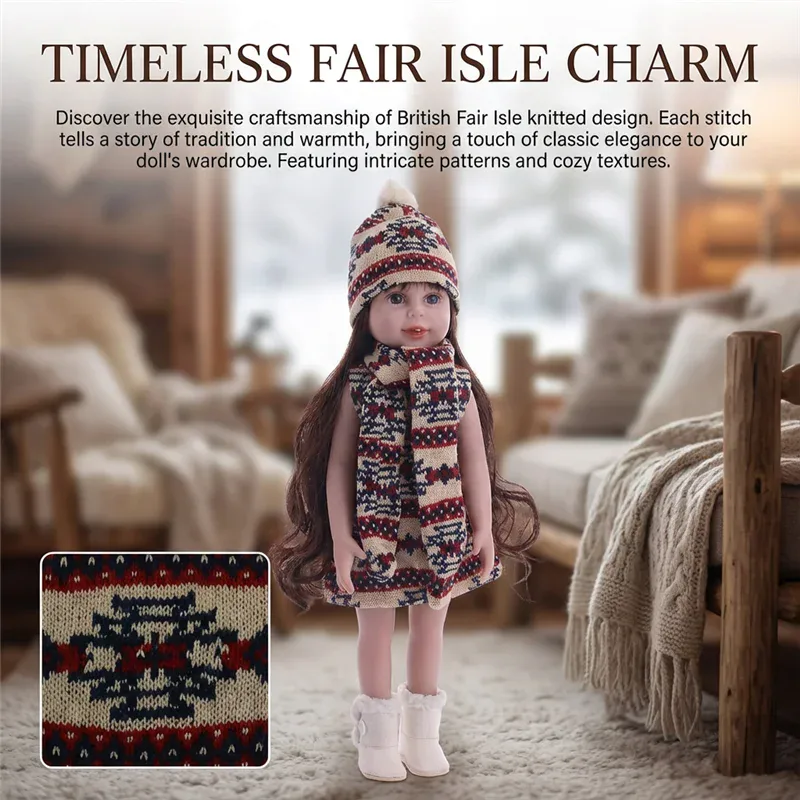 Ropa para muñecas reborn de 18 pulgadas para bebés y niñas 32 kf S160a0246ec60450ba40c67d32c0961672