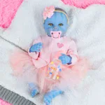 Realistická 45cm panenka s celotělovým silikonem, měkkou kůží a viditelnými žilkami pro lepší požitek.