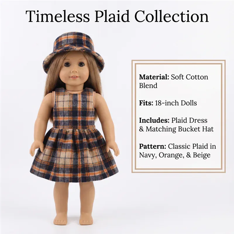 Oblečení pro panenky American Girl, sada 28 kusů, velikost 45 cm, velikost pro reborny kf S4b118a05358c496d84bb2426874d92c8u