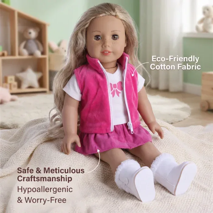 Oblečení pro panenky 17 18 palců, oblečení pro dívky Reborn - Obrázek 2
