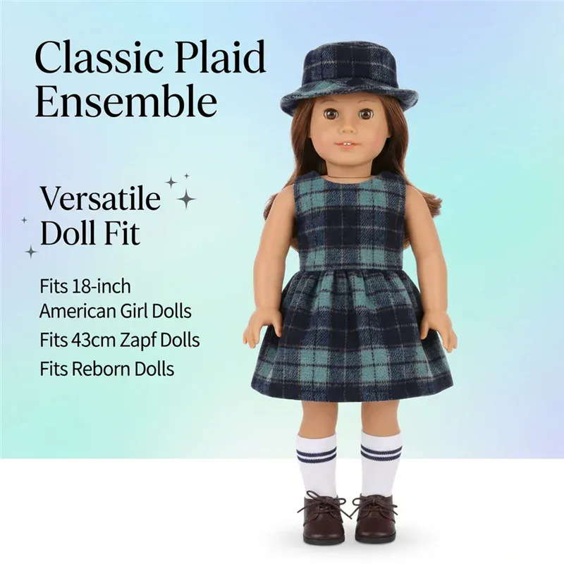 Oblečení pro panenky American Girl, sada 27 kusů, velikost 45 cm, velikost pro reborny kf S5c9fd673d94b407495c1b13241048299B