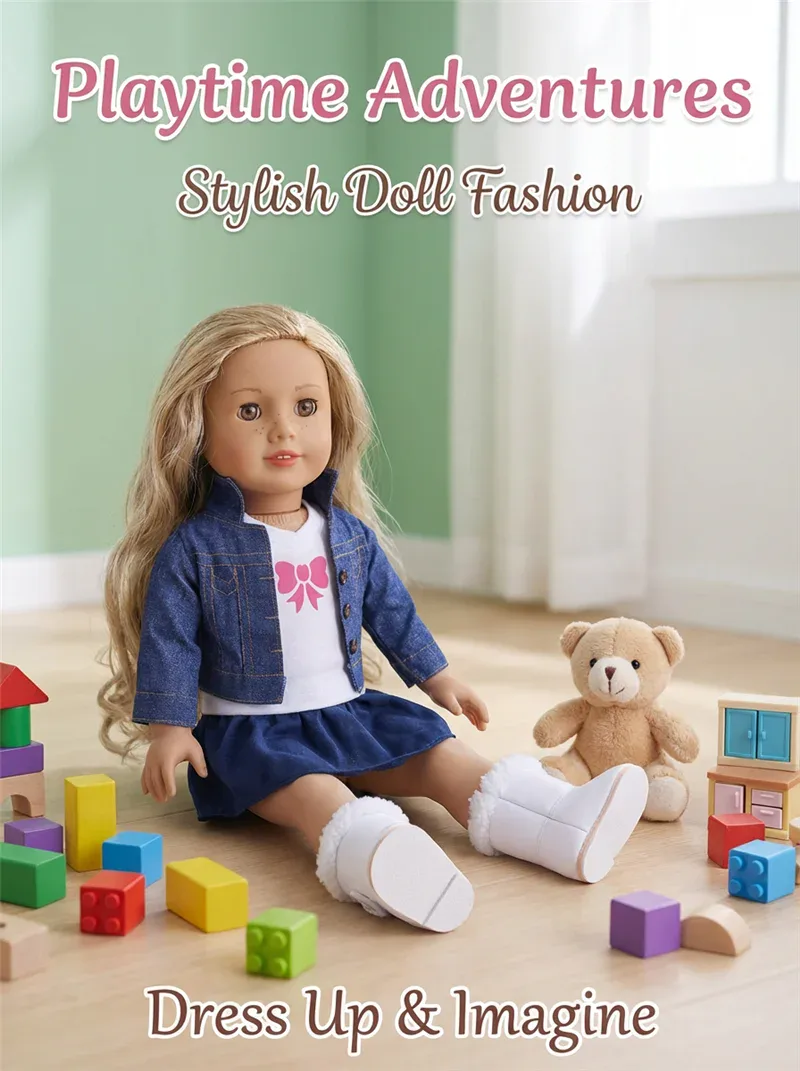Oblečení pro panenky 17 18 palcové Reborn kostýmky pro dívky 23 kf S8dbdfa36fe014c8fa0765011983d82caD