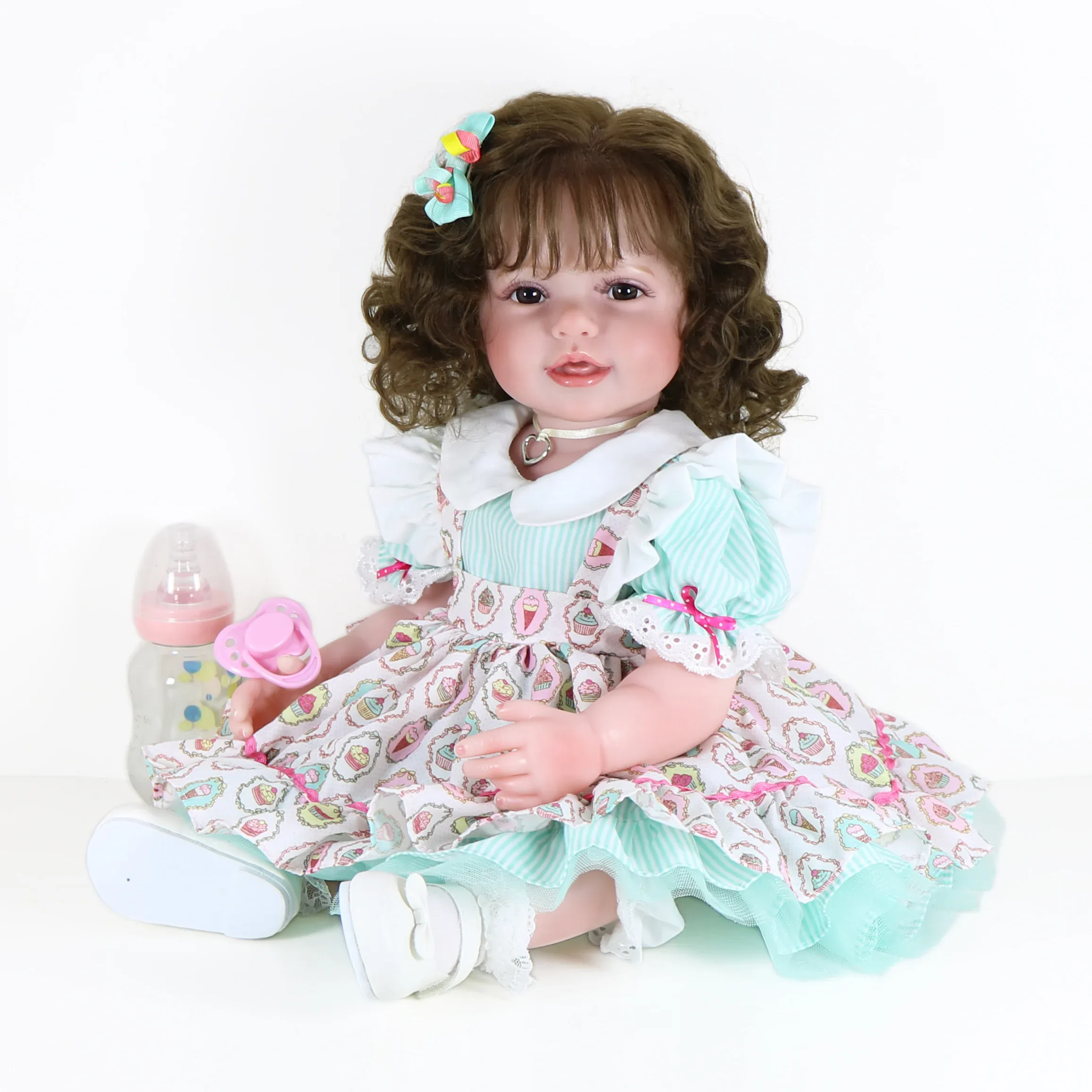 Ručně vyráběné oblečení a sady šatů pro reborn panenky o velikosti 20-22 palců (81 ks) kf S9e63ed215fae43ad819d86d2033ee969r