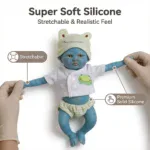 Znovuzrozená panenka s měkkým, pružným platinovým silikonem, realistickými rysy a super měkkým pocitem. Perfektní pro...