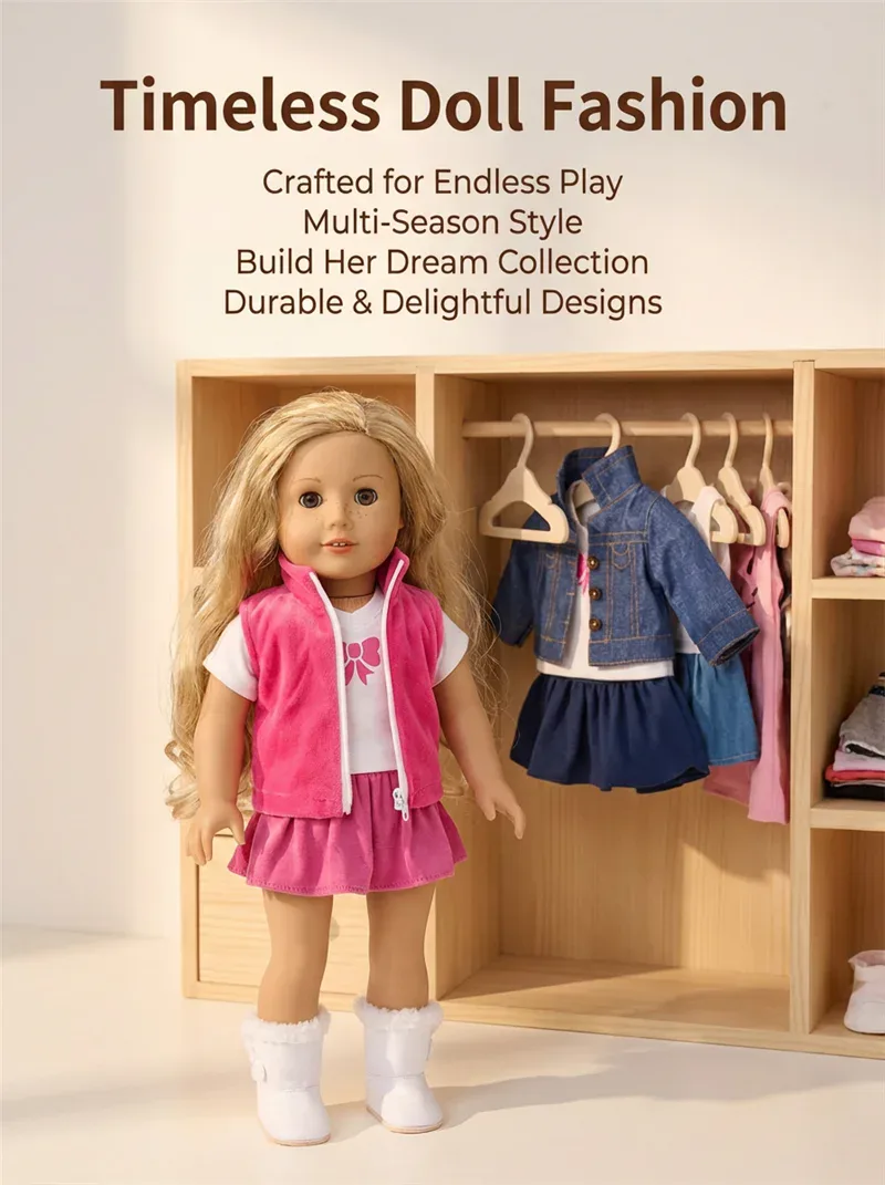 Oblečení pro panenky 17, 18 palců, Reborn kostýmy pro dívky 30 kf Sb9c38680031e40f6b3db3e4e386af5c5l
