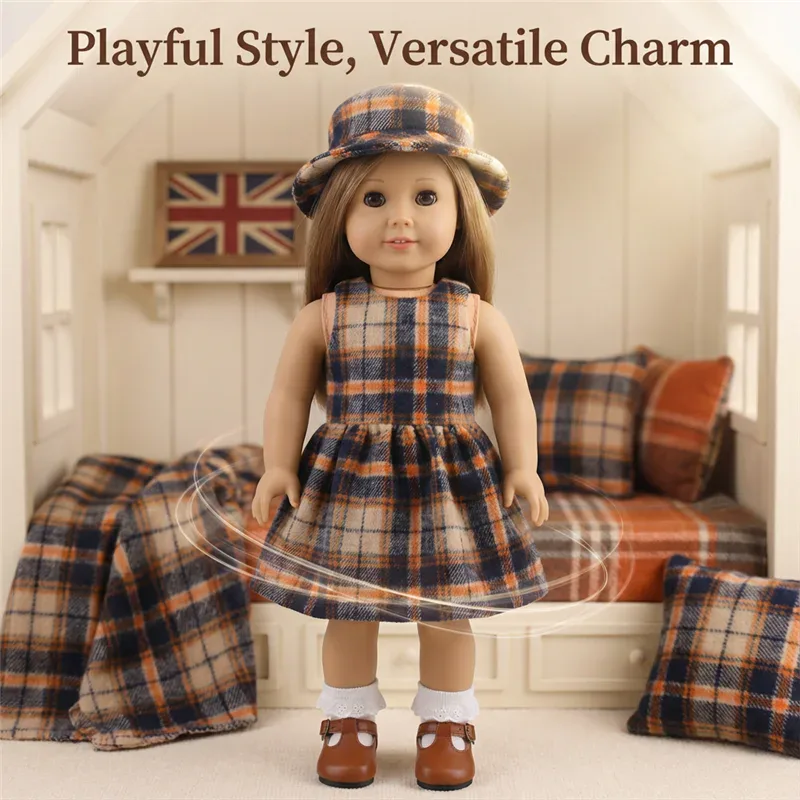 Oblečení pro panenky American Girl, sada 23 kusů, velikost 45 cm, velikost pro reborny kf Sbb815d83d55a42c6b75a953932f9eec9r