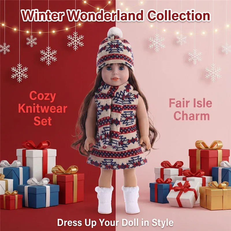 Ropa para muñecas reborn de 18 pulgadas para bebés y niñas 31 kf Sc34b80cf2d3a4c60b3a32babd9f3f5548