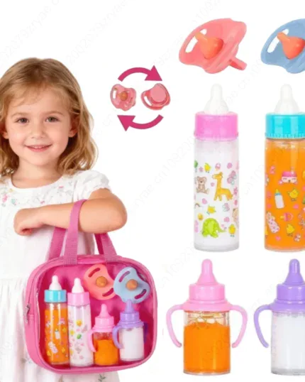 Dudlíky a lahvičky pro panenky Reborn pro realistickou hru a péči. Perfektní doplňky pro...