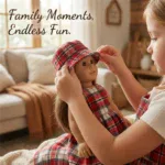 Oblečení pro panenky reborn o velikosti 45 cm, ideální pro panenky American Girl, s odpovídajícími outfity pro další chvíle.