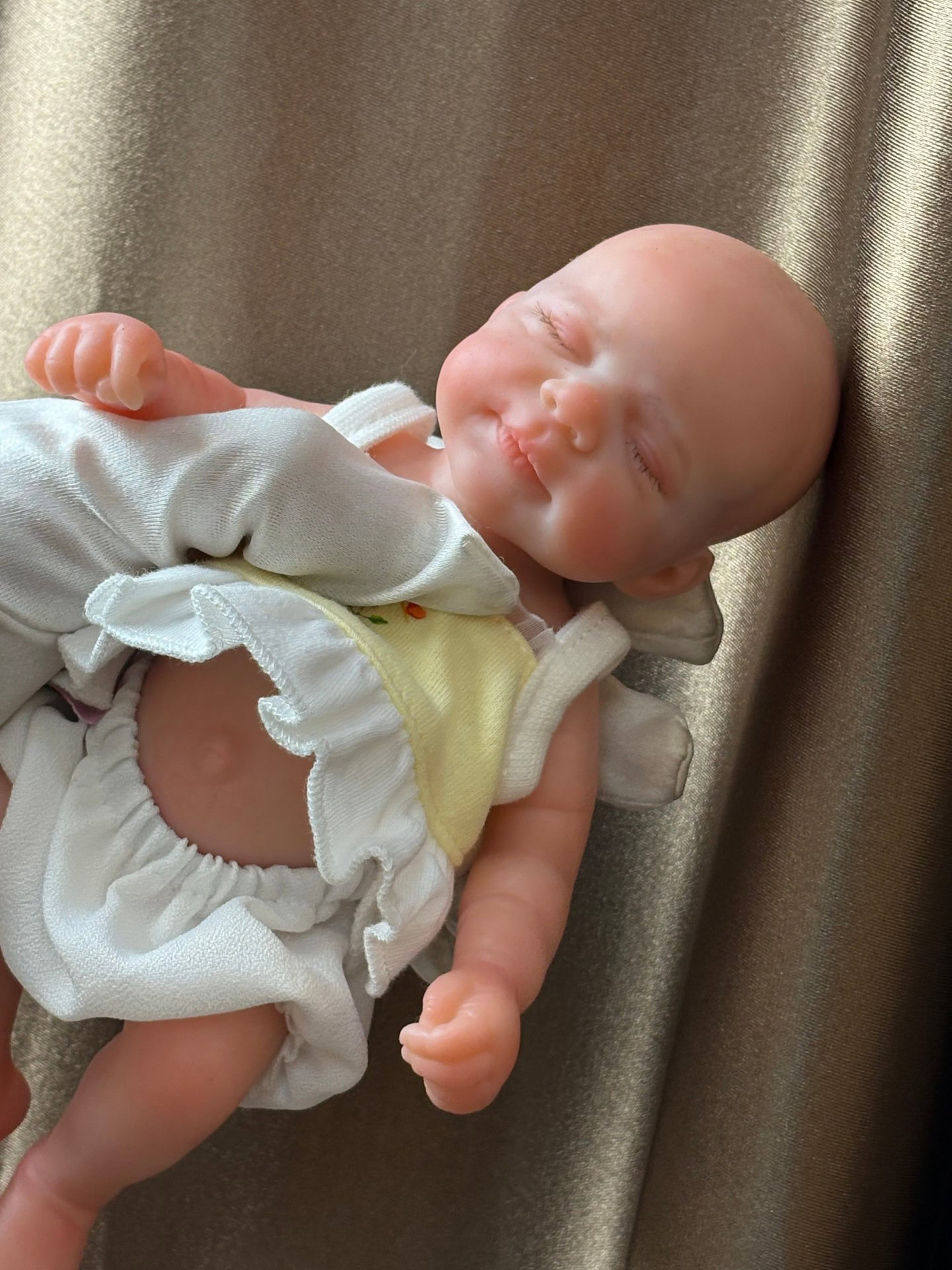 Păpușă renăscută cheală, de mărimea palmei, de 20 cm, 17 ani O1CN01DWeB5p1jfP7VCGAly 2220331144575 0 cib