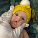 Poupée bébé reborn en silicone, jouet réaliste pour nourrisson, douce et extensible, parfaite pour les collectionneurs et les enfants.