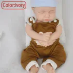 Poupée reborn réaliste de 31 cm entièrement en silicone, en silicone doux pour nouveau-né, parfaite pour les enfants et les adultes.