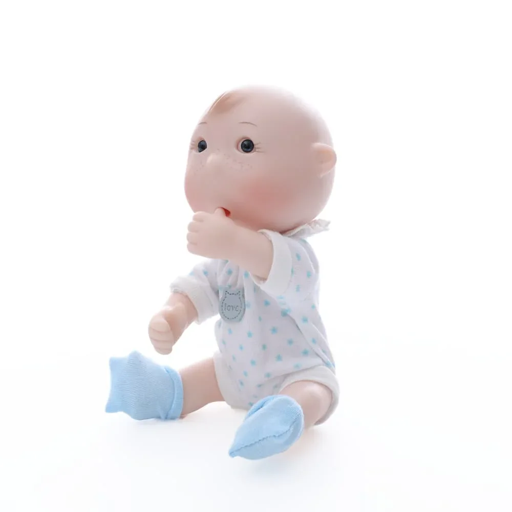 Kartoffel 7-tommer mini genfødte dukker smilende babylegetøj 20 kf S6b0ee659018143f6ba8f9ba3cf98f50fd