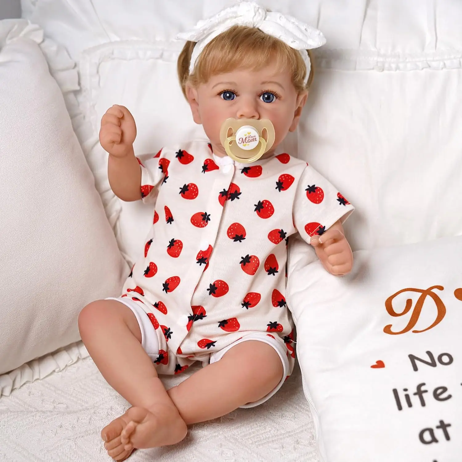 Poupée bébé réaliste en vinyle de 56 cm (22 pouces), Ivy, aux yeux brillants, 9 pouces Poupée bébé réaliste en vinyle de 56 cm (22 pouces), Ivy, aux yeux brillants