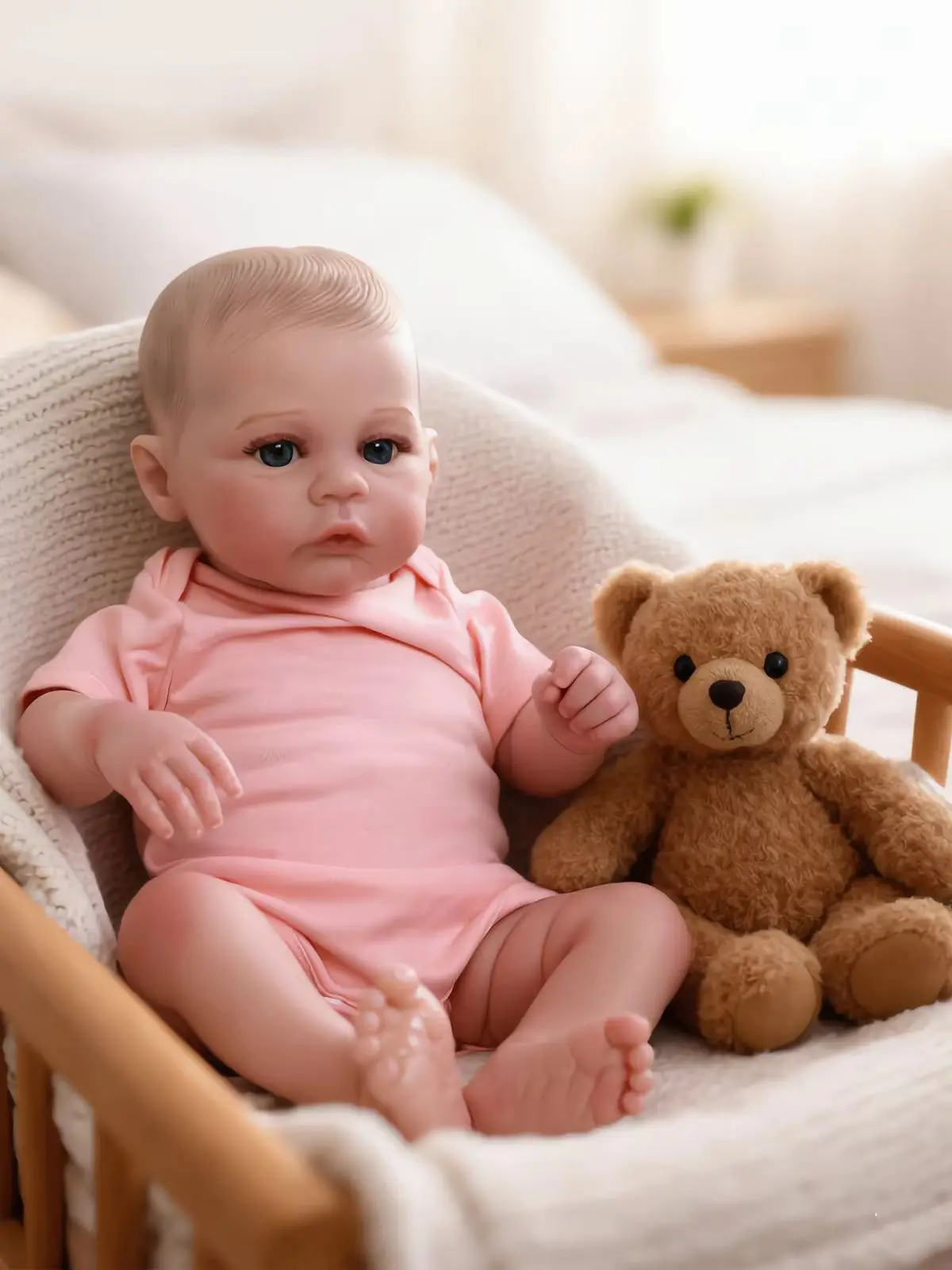 Willow Sassy Baby Girl 20 colių realistiška atgimimo lėlė 8 Willow Sassy Baby Girl 20 colių realistiška atgimimo lėlė 6 colių