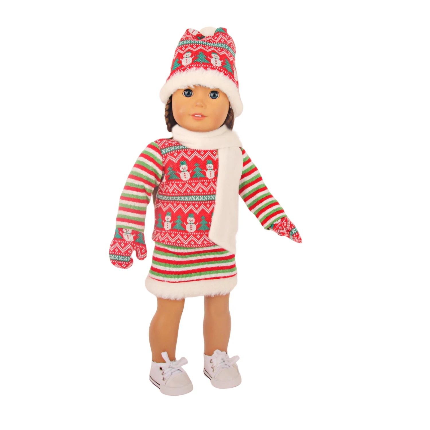 Christmas Doll Clothes Festive Outfits for 18 Inch Dolls 356 Christmas Doll Clothes Festive Outfits for 18 Inch Dolls 13 5