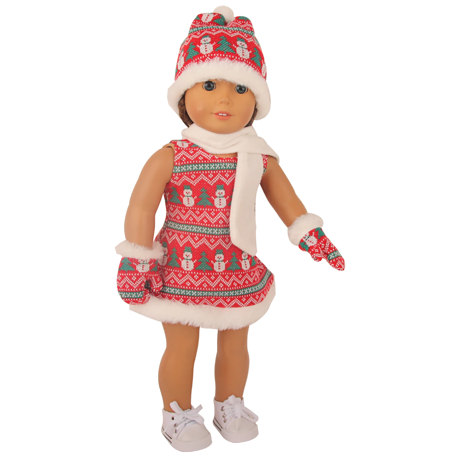 Christmas Doll Clothes Festive Outfits for 18 Inch Dolls 365 Christmas Doll Clothes Festive Outfits for 18 Inch Dolls 5 6