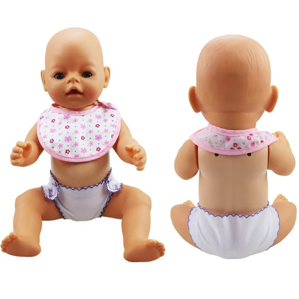 Cloth Doll Diapers Reusable Nappies for 14-18 Inch Dolls 25 Cloth Doll Diapers Reusable Nappies for 14 18 Inch Dolls 2