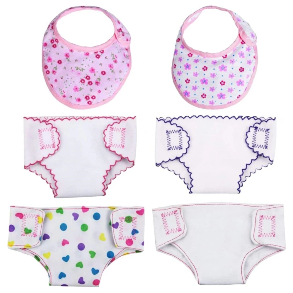 Cloth Doll Diapers Reusable Nappies for 14-18 Inch Dolls 21 Cloth Doll Diapers Reusable Nappies for 14 18 Inch Dolls