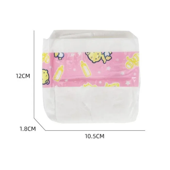 Disposable Reborn Doll Diapers for 14-18 Inch Dolls - Image 2