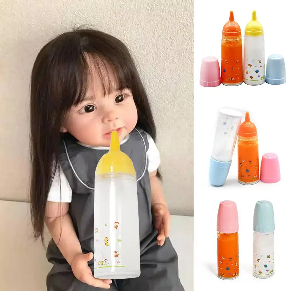 Doll Bottles Magic Milk and Juice Feeding Set of Two 23 Doll Bottles Magic Milk and Juice Feeding Set of Two 11