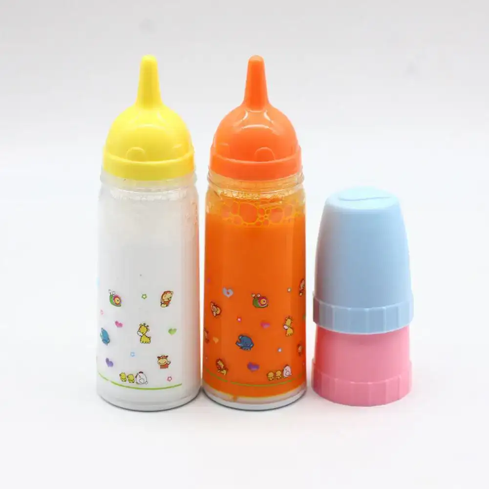 Doll Bottles Magic Milk and Juice Feeding Set of Two 16 Doll Bottles Magic Milk and Juice Feeding Set of Two 7