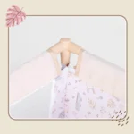 Portable doll crib with mesh sides for 18 inch dolls.