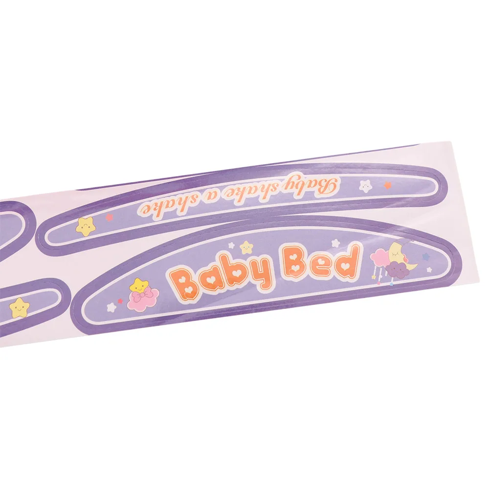 Doll Crib Rocking Cradle with Bedding for Baby Dolls 27 Infant Carriage Baby Bed Cradle Pretend Play Lightweight Baby Doll Rocking Bed Role Play Pink Blue Doll Rocking Crib 10