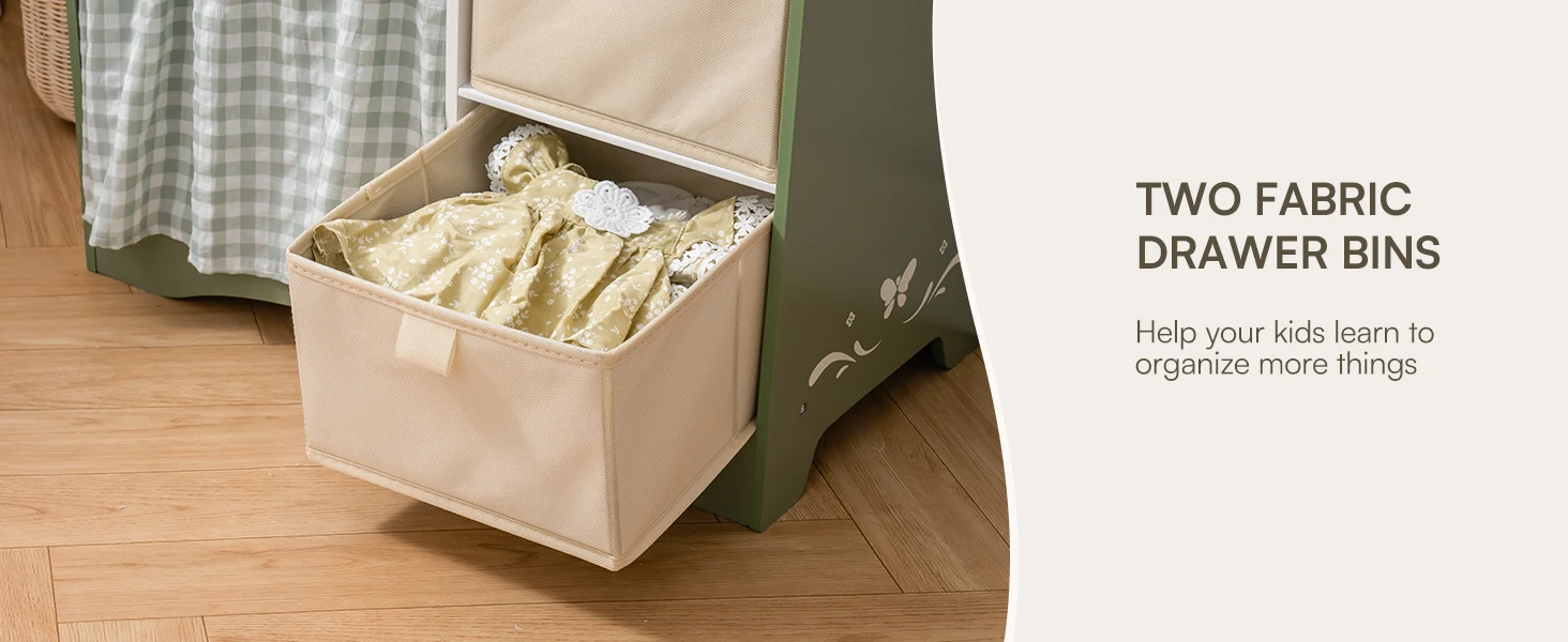 Wooden Doll Crib with Storage and Bedding for 20 Inch Dolls 42 Wooden Doll Crib with Storage and Bedding for 20 Inch Dolls 17