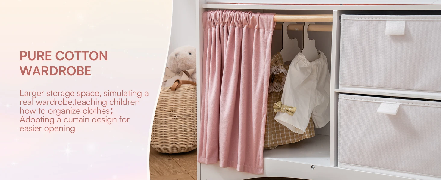 Wooden Doll Crib with Storage and Bedding for 20 Inch Dolls 33 Wooden Doll Crib with Storage and Bedding for 20 Inch Dolls 8